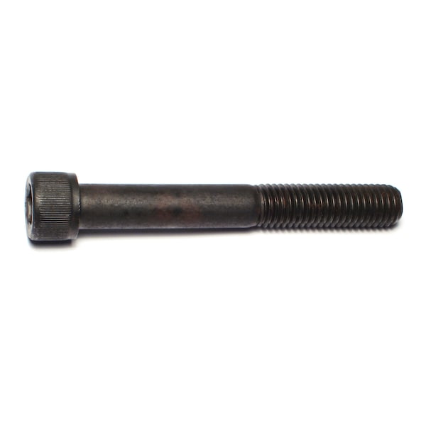 Midwest Fastener M12-1.75 Socket Head Cap Screw, Socket, Black Oxide Steel, 90 mm Length, 5 PK 71448 - main